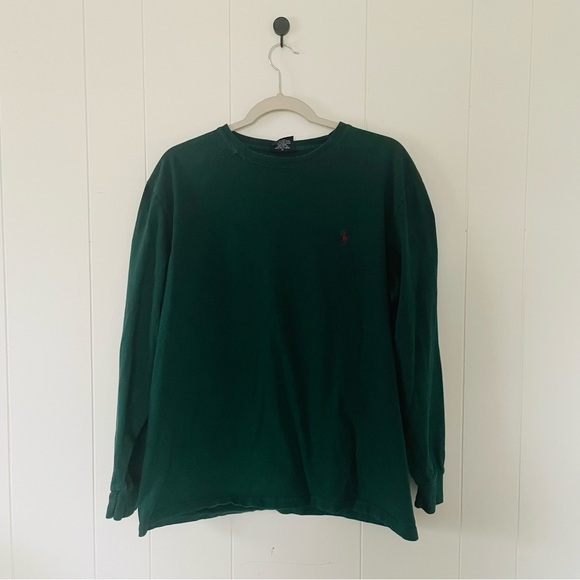 Polo Ralph Lauren Other - Polo Ralph Lauren Dark Green Long Sleeve Tee